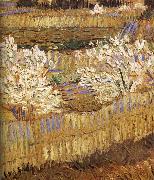 Vincent Van Gogh Detail of blooming peach oil